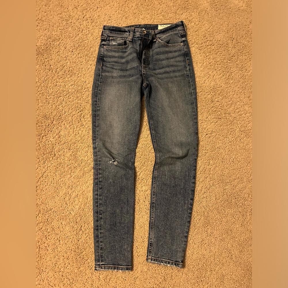 Rag and Bone Denim- Nina High Rise Ankle Skinny